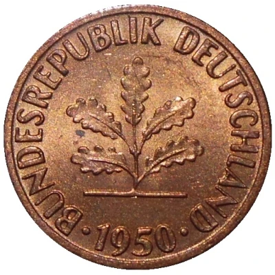 1 Pfennig front