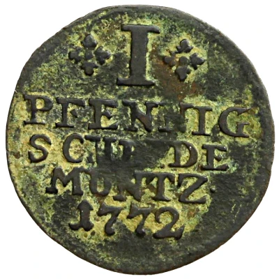 1 Pfennig back