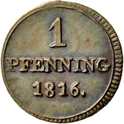 1 Pfennig back