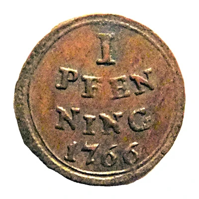 1 Pfennig back