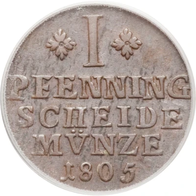 1 Pfenning - Charles William Ferdinand back