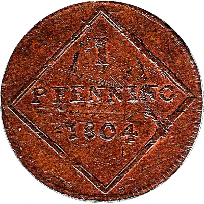 1 Pfenning - Ferdinand back