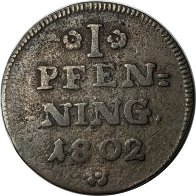 1 Pfenning - Frederick William Leopold back