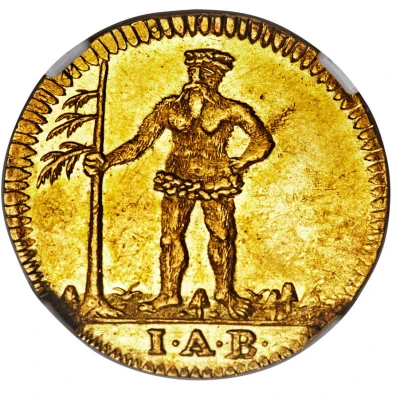 1 Pfenning - George II Gold pattern strike front