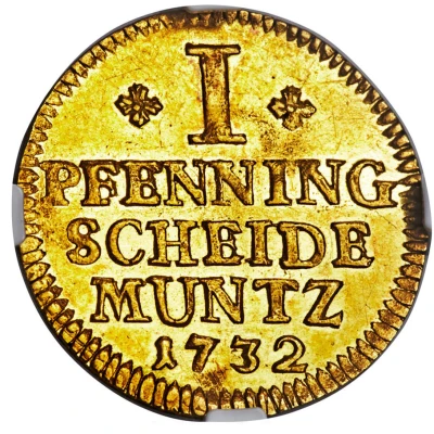 1 Pfenning - George II Gold pattern strike back