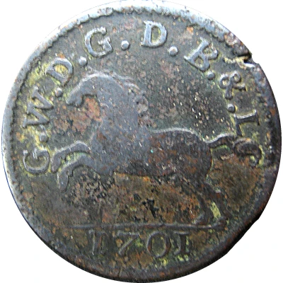 1½ Pfenning - George II William front