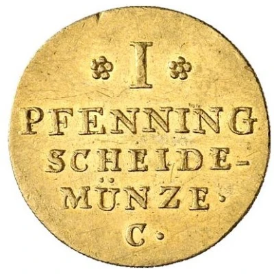 1 Pfenning - George III Gold Pattern back