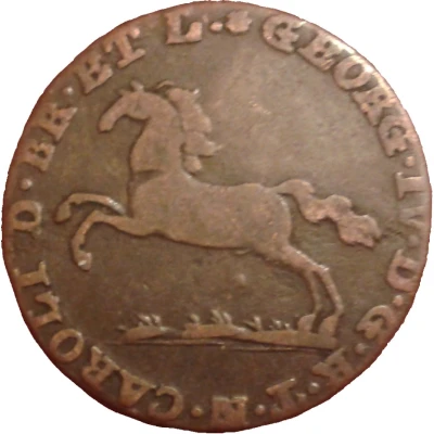 1 Pfenning - George IV front