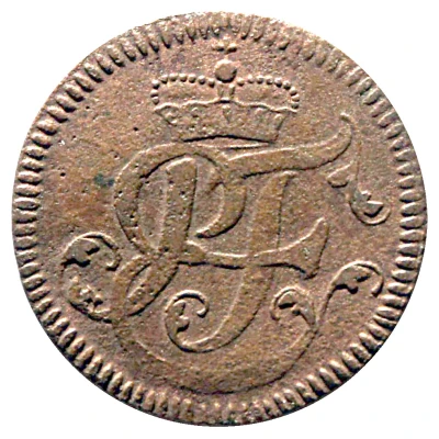 1 Pfenning - Henry VIII of Bibra front