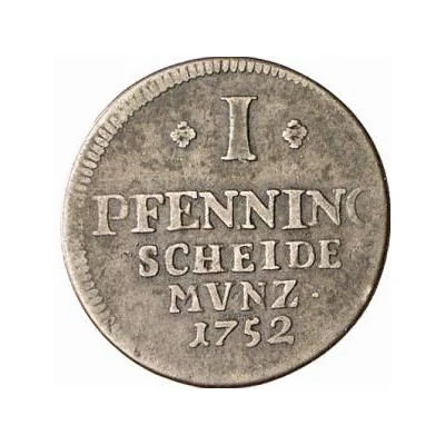 1 Pfenning - John Louis Adolph back