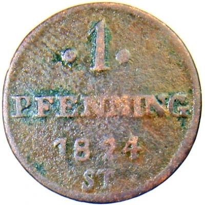 1 Pfenning - Paul Alexander Leopold II back