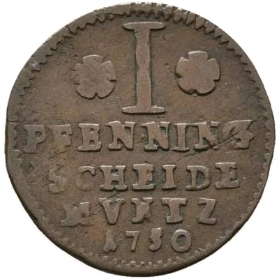 1 Pfenning - William Frederick Ernest back