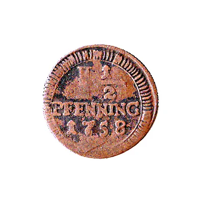 1½ Pfenning back