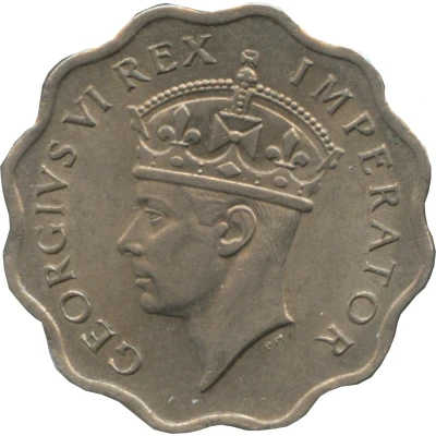 1 Piastre - George VI front