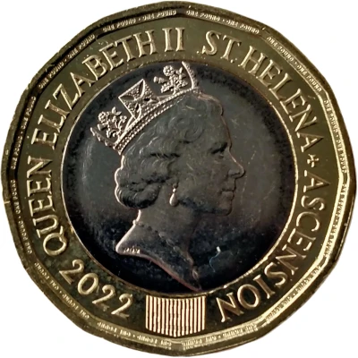 1 Pound - Elizabeth II Bimetallic front