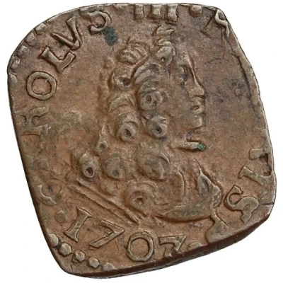 1 Quattrino - Carlo III front