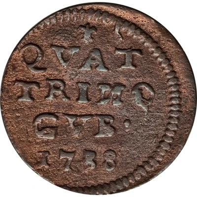 1 Quattrino - Clement XII Value back