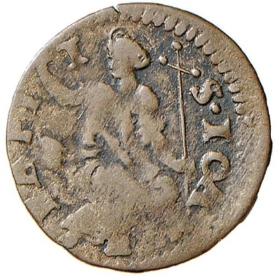 1 Quattrino - Ferdinando II 2nd type ND back