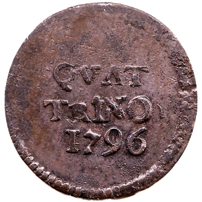 1 Quattrino - Ferdinando III back