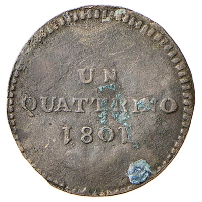 1 Quattrino - Ferdinando III back