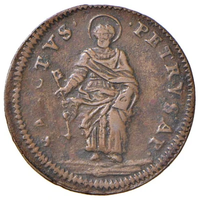 1 Quattrino - Innocent XII S. Peter back