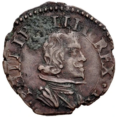 1 Quattrino - Philip IV ND front