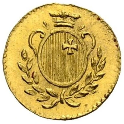 1 Rapen Gold pattern; ¼ ducat weight front