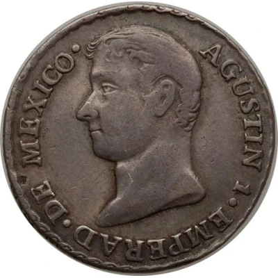 1 Real - Agustín de Iturbide Proclamation Coinage front