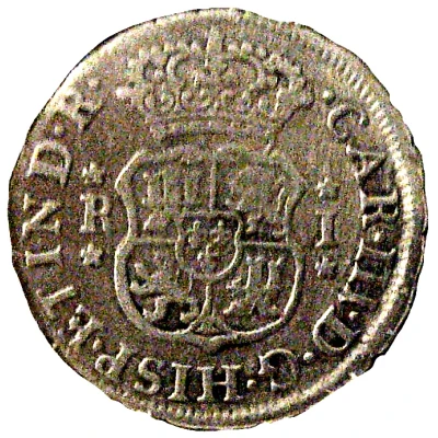 1 Real - Charles III Colonial Milled Coinage front