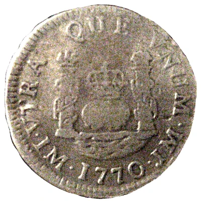 1 Real - Charles III Colonial Milled Coinage back