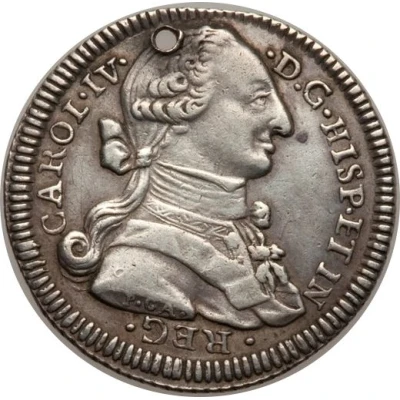 1 Real - Charles IV Proclamation front