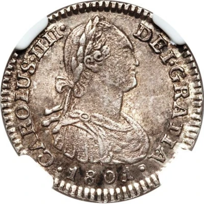 1 Real - Charles IV front