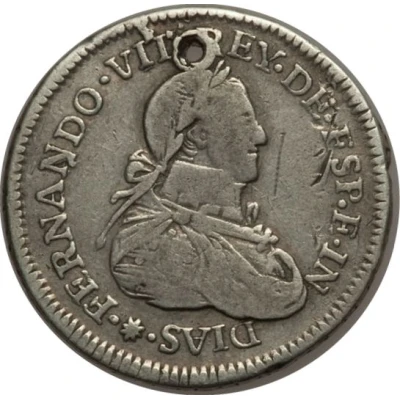 1 Real - Ferdinand VII Proclamation coinage front