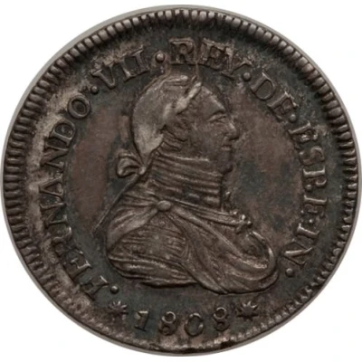 1 Real - Ferdinand VII Proclamation coinage front