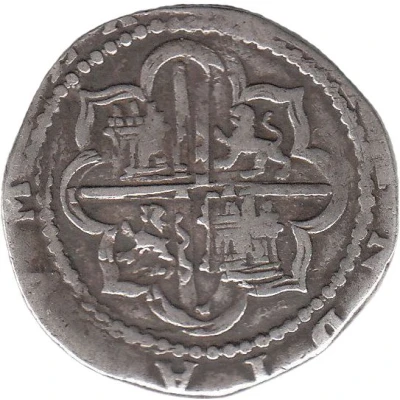 1 Real - Philip II Cross type ND back