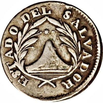 1 Real Provisional coinage front