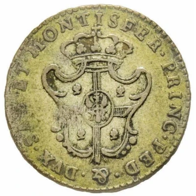 1 Reale - Victor Amedeus III Shield back