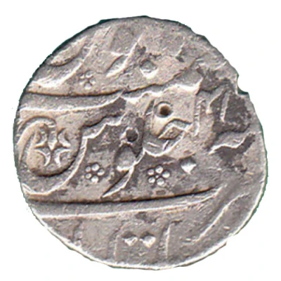 1 Rupee - Aurangzeb Multan back