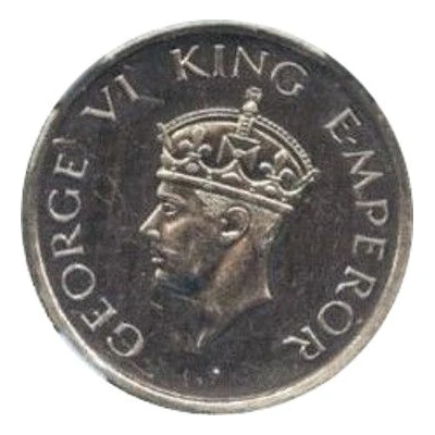 1 Rupee - George VI Nickel Pattern front