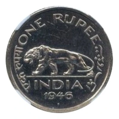 1 Rupee - George VI Nickel Pattern back