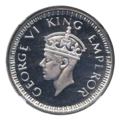 1 Rupee - George VI Sterling Proof Issue front