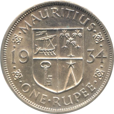 1 Rupee - George V back