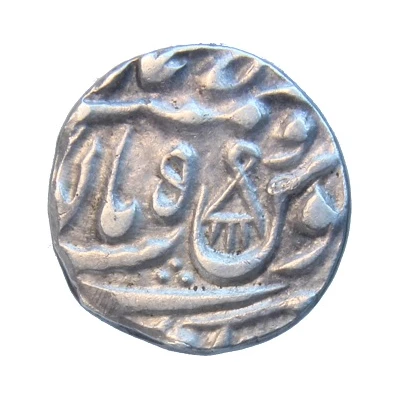 1 Rupee - Shah Alam II Lucknow ND back