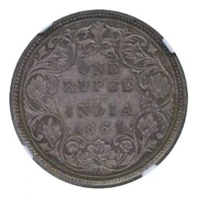 1 Rupee - Victoria Pattern back