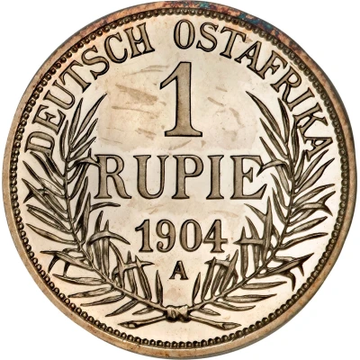 1 Rupie - Wilhelm II back