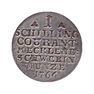 1 Schilling Courant - Frederick II back