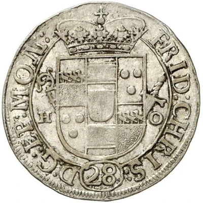 1 Schilling - Frederick Christian of Plettenberg front