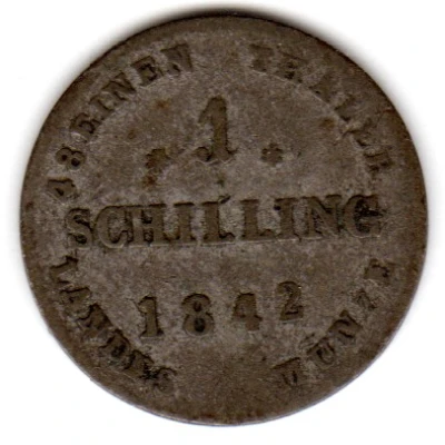 1 Schilling - Frederick Francis II back