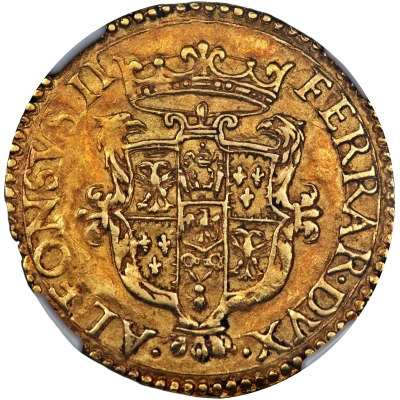 1 Scudo d'Oro - Alfonso II front