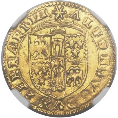 1 Scudo d'Oro - Alfonso I ND front